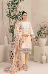 Ahava - Stitched Embroidered Digital Lawn Collection D-2686