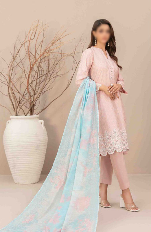Mismah Vol I - Stitched Embroidered Broshia Lawn Collection D-2745