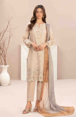 Mismah Vol I - Stitched Embroidered Broshia Lawn Collection D-2746