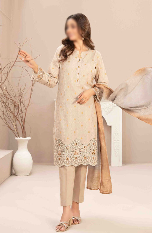 Mismah Vol I - Stitched Embroidered Broshia Lawn Collection D-2746