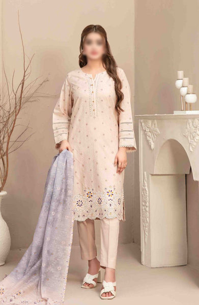 Mismah Vol I - Stitched Embroidered Broshia Lawn Collection D-2750