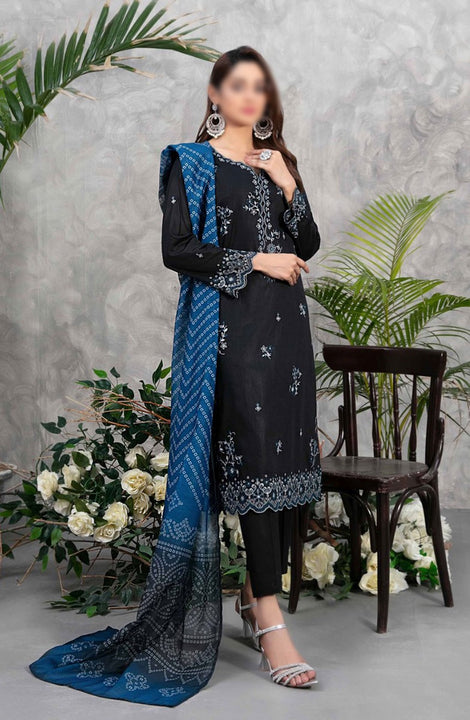 Aarah - Stitched Fancy Embroidered Lawn 3pcs Collection D 2826