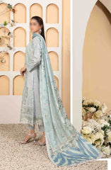 OLENA Fancy Heavy Embroidered Lawn Collection 2024 D-3090