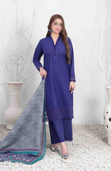 Leeba - Schiffli Embroidered Cotton Collection Vol II 2024 Collection D-3541