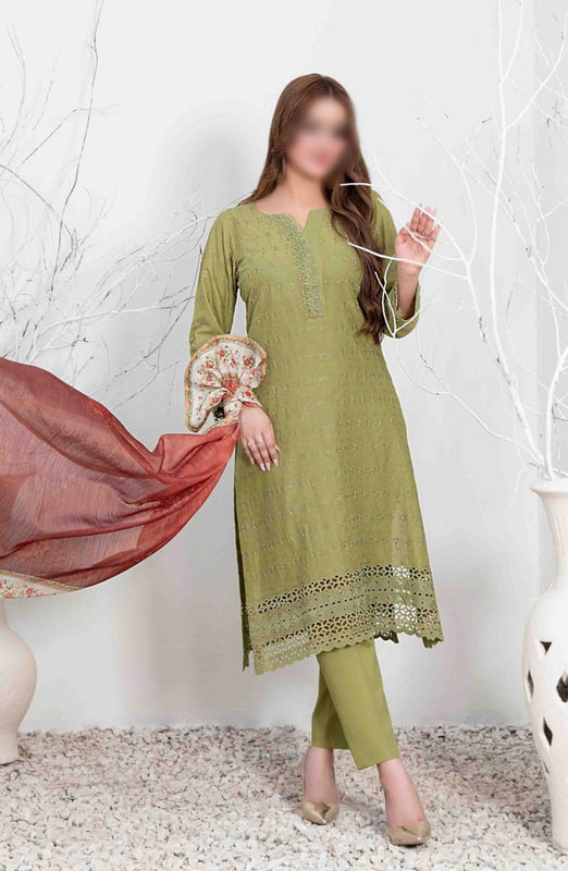 Leeba - Schiffli Embroidered Cotton Collection Vol II 2024 Collection D-3548