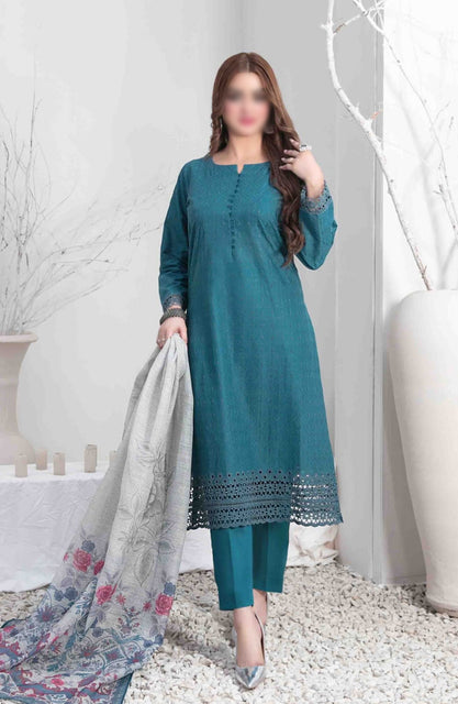 Leeba - Schiffli Embroidered Cotton Collection Vol II 2024 Collection D-3549