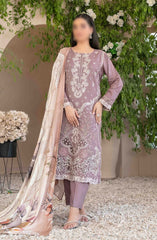 Dorsa - Embroidered Slub Viscose Collection D-3715