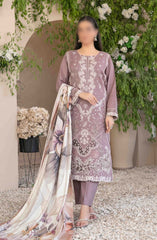 Dorsa - Embroidered Slub Viscose Collection D-3715