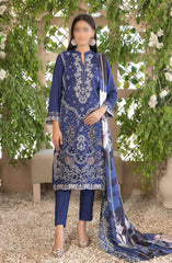 Dorsa - Embroidered Slub Viscose Collection D-3716