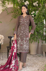 Dorsa - Embroidered Slub Viscose Collection D-3717