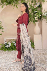 Dorsa - Embroidered Slub Viscose Collection D-3718