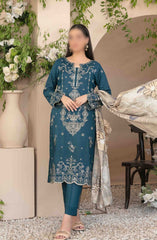 Dorsa - Embroidered Slub Viscose Collection D-3719