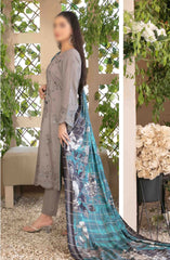 Dorsa - Embroidered Slub Viscose Collection D-3720