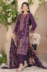 Dorsa - Embroidered Slub Viscose Collection D-3723