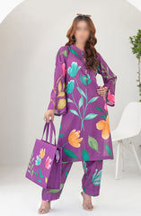 Glo Swiss Digital Printed 2 Pc Stitched Collection D-3768