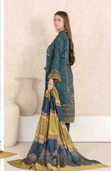 Zumena - Digital Staple with Banarsi Dupatta Collection D-3891