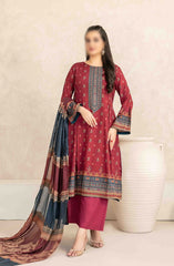 Zumena - Digital Staple with Banarsi Dupatta Collection D-3892