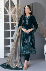 Makhmal-e-Kahani -Fancy Heavy Embroidered Velvet Collection 2024 D-3968