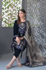 Makhmal-e-Kahani -Fancy Heavy Embroidered Velvet Collection 2024 D-3972