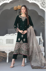 Makhmal-e-Kahani -Fancy Heavy Embroidered Velvet Collection 2024 D-3973