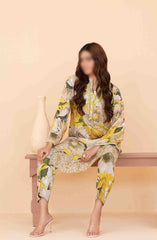 Gulseren - Stitched Embroidered Digital Printed 2pcs Collection D-4079