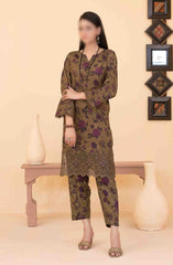 Gulseren - Stitched Embroidered Digital Printed 2pcs Collection D-4080