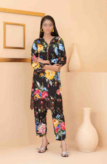 Gulseren - Stitched Embroidered Digital Printed 2pcs Collection D-4082