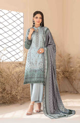 Masarra - Embroidered Digital Printed Staple Collection D-5032