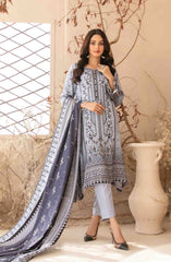 Masarra - Embroidered Digital Printed Staple Collection D-5035