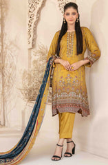 Masarra - Embroidered Digital Printed Staple Collection D-5036