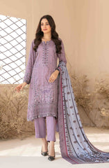 Masarra - Embroidered Digital Printed Staple Collection D-5036