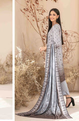 Masarra - Embroidered Digital Printed Staple Collection D-5038