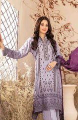 Masarra - Embroidered Digital Printed Staple Collection D-5039