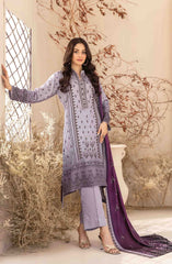 Masarra - Embroidered Digital Printed Staple Collection D-5039