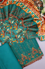 Bin Saeed Unstitch Printed and Embroidered Cotton Collection D-014