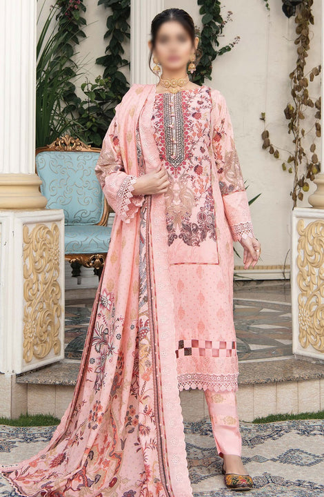 Mashaal Exclusive Digital Embroidered Collection 2024 D-02