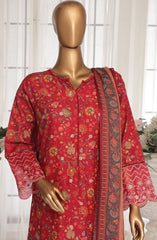 Bin saeed exclusive chikankari with chiffon Dupatta 3 Pc Collection D-03