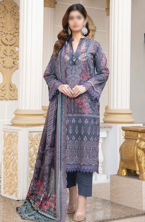 Mashaal Exclusive Digital Embroidered Collection 2024 D-03