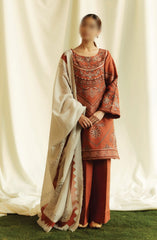 Coco Winter Unstitched Collection By Zara ShahJahan D-04 B TOPAZ