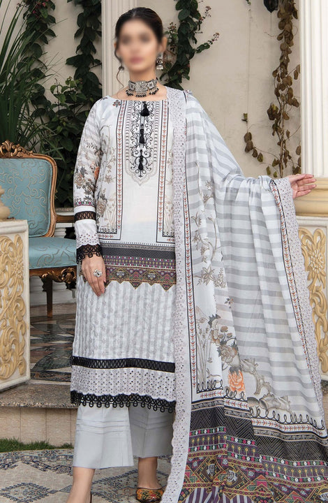 Mashaal Exclusive Digital Embroidered Collection 2024 D-04