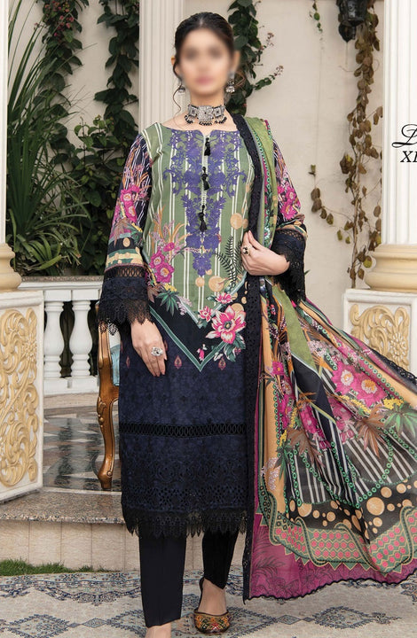 Mashaal Exclusive Digital Embroidered Collection 2024 D-06
