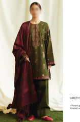 Coco Winter Unstitched Collection By Zara ShahJahan D-08 B AMETHYST