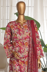 Bin saeed exclusive chikankari with chiffon Dupatta 3 Pc Collection D-09