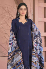 Nasmeh - Embroidered Fancy Leather Peach Collection D 1323