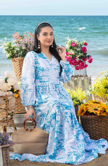 ALZANE Stitched Digital Printed Swiss Maxi Collection 2025 Vol 01 D-1403