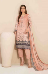 Faria - Embroidered Digital Printed Lawn Collection 2024 D 2038