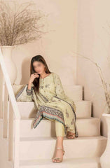 Faria - Embroidered Digital Printed Lawn Collection 2024 D 2039