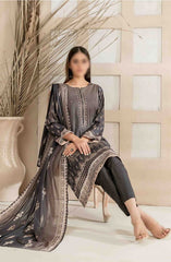 Faria - Embroidered Digital Printed Lawn Collection 2024 D 2040