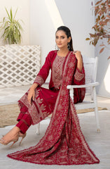 Thread N Weaves Dhanak Embroidered Collection D-23106