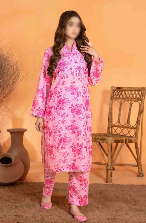 Amsal - Stitched Digital Printed 2pcs Collection with Khussa D 2753